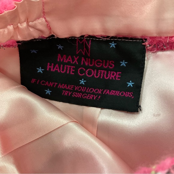 Max Nugus Haute Couture Custom Plaid Tweed Two Piece Skirt Blazer - Picture 10 of 10